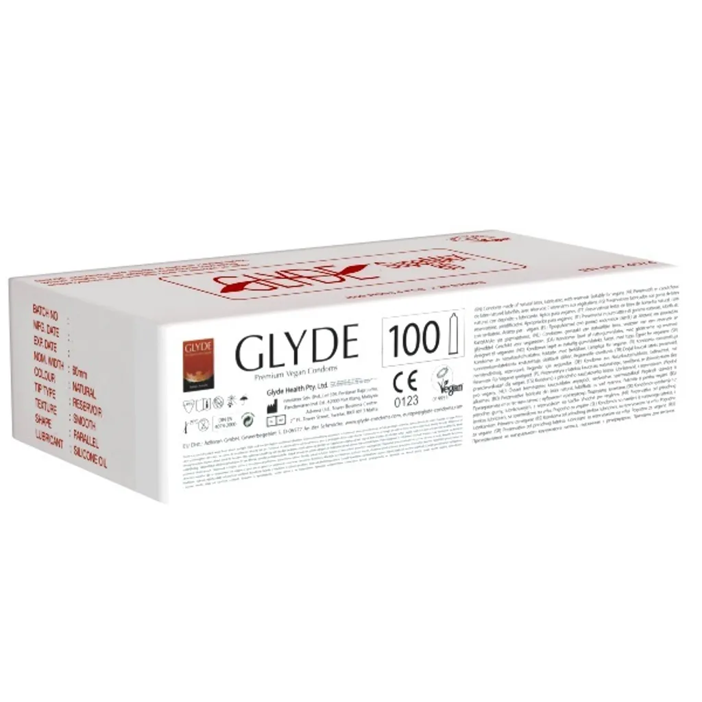 Glyde Ultra SuperMAX Préservatifs Anti-Allergie Vegan sans Odeur Latex