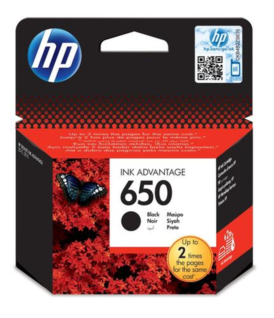 Cartuccia HP n. 650 - CZ101A (nero) Immagine del prodotto 