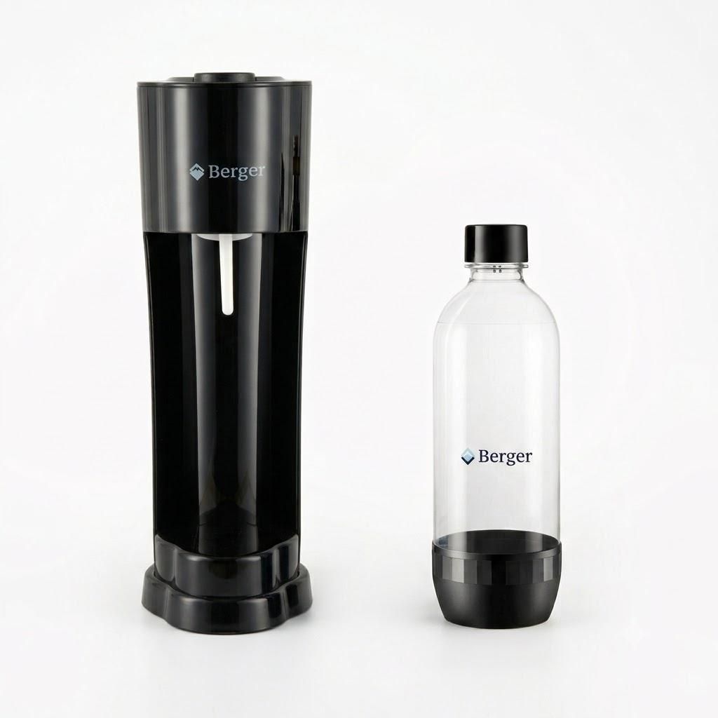 Berger Wassersprudler SM-102 Schwarz ohne CO2-Zylinder Produktbild 
