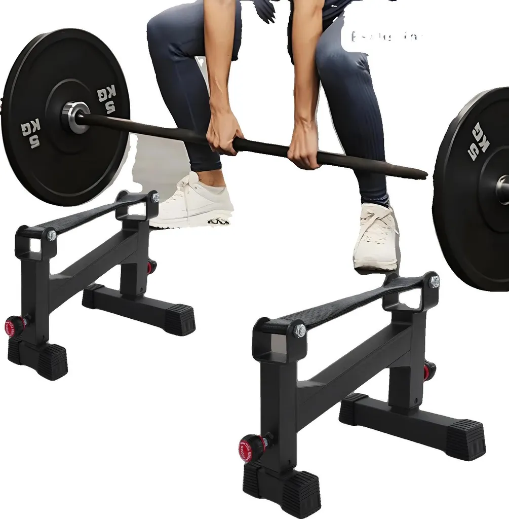 Rack à squat et repose-barre réglable pour musculation à la maison