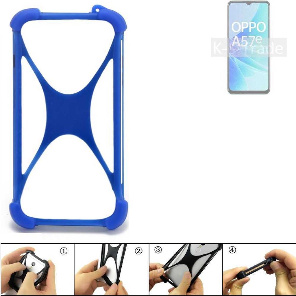 K-S-Trade Handy Hülle kompatibel mit Oppo A57e Silikon Schutzhülle Cover Case Bumper Silikoncase TPU Softcase Schutz Hülle Smartphone Stoßschutz,