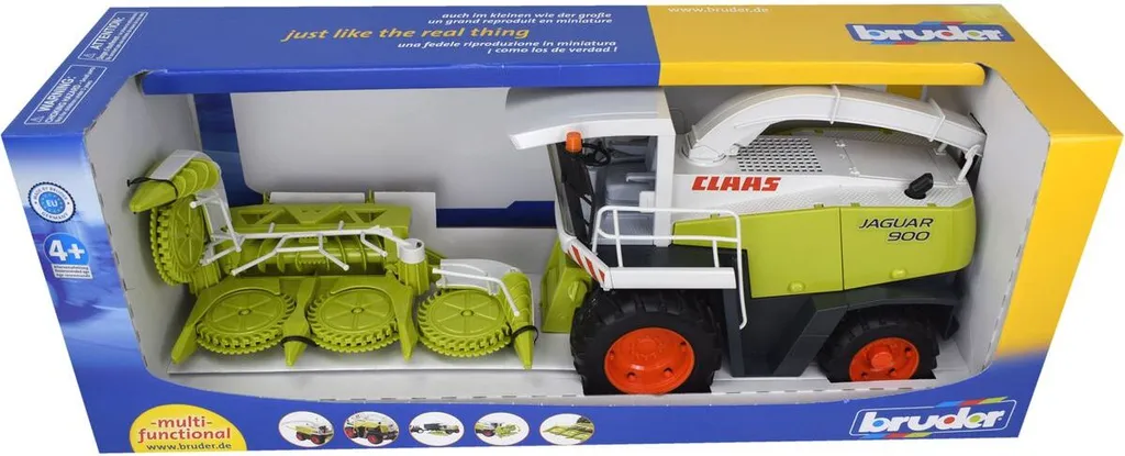 Ensileuse Claas Jaguar 900 Bruder : Jouet d'ensilage de maïs réaliste