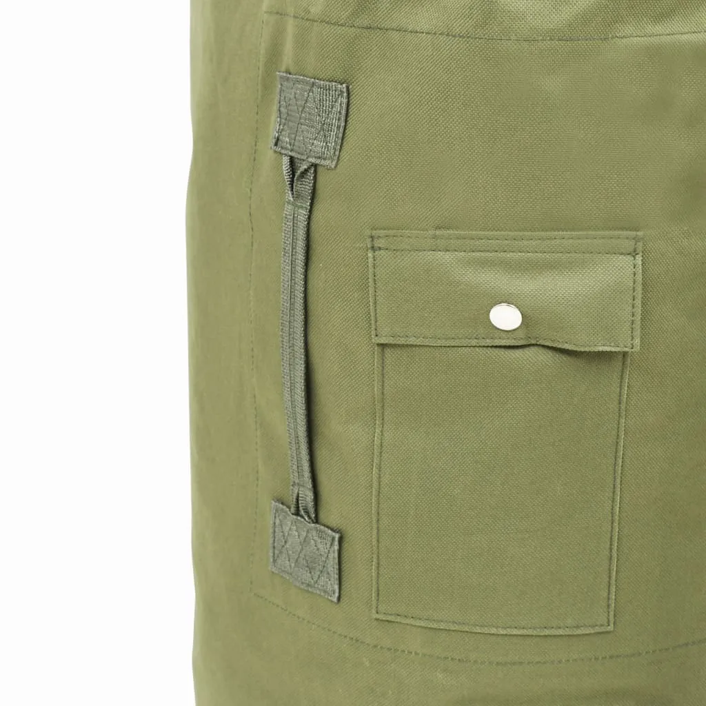 Sac marin 85 L vert olive idéal pour le camping et les sorties scout