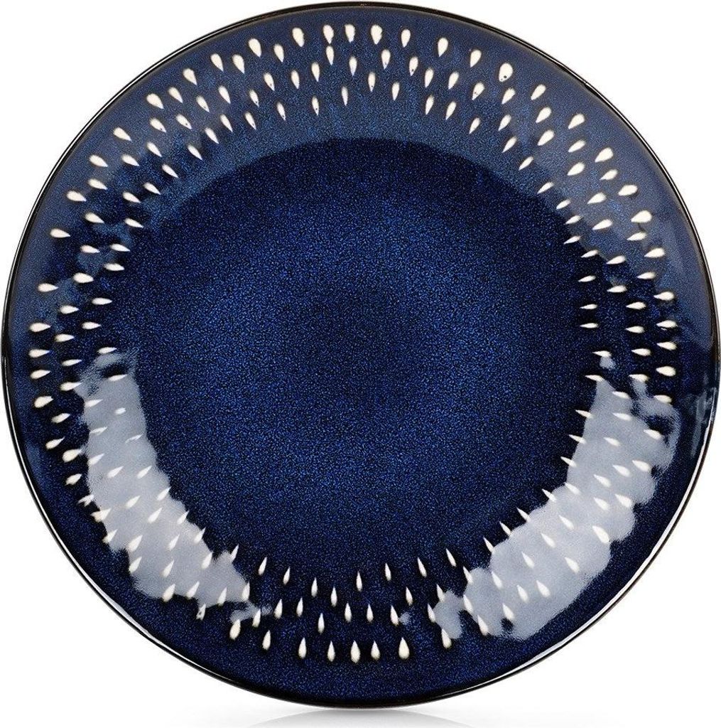 Siaki Collection Essteller dunkelblau 21 cm