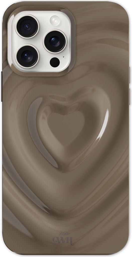 xoxo Wildhearts Biggest Love Brown - iPhone 15 Pro Hülle