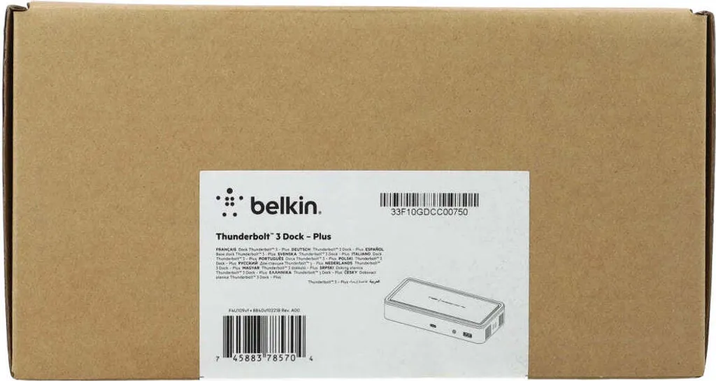 Dock Thunderbolt 3 Belkin Plus pour MacBook et PC avec Câble 80 cm - 17