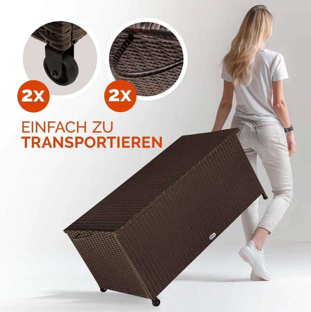 Boîte de rangement jardin pour protéger vos coussins d'extérieur