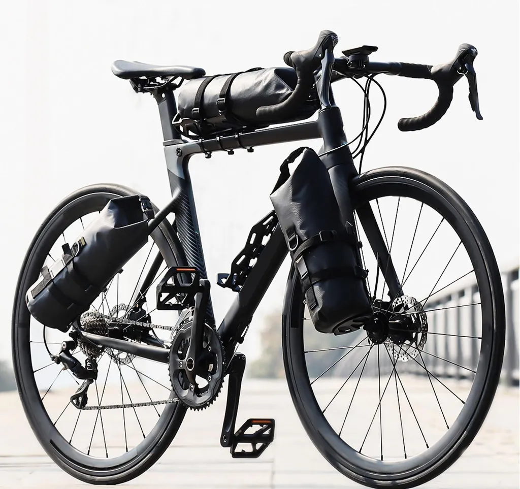 Borsa Da Forcella Per Bicicletta 5L: Impermeabile, Riflettente E Multifunzione Per Bikepacking - 2