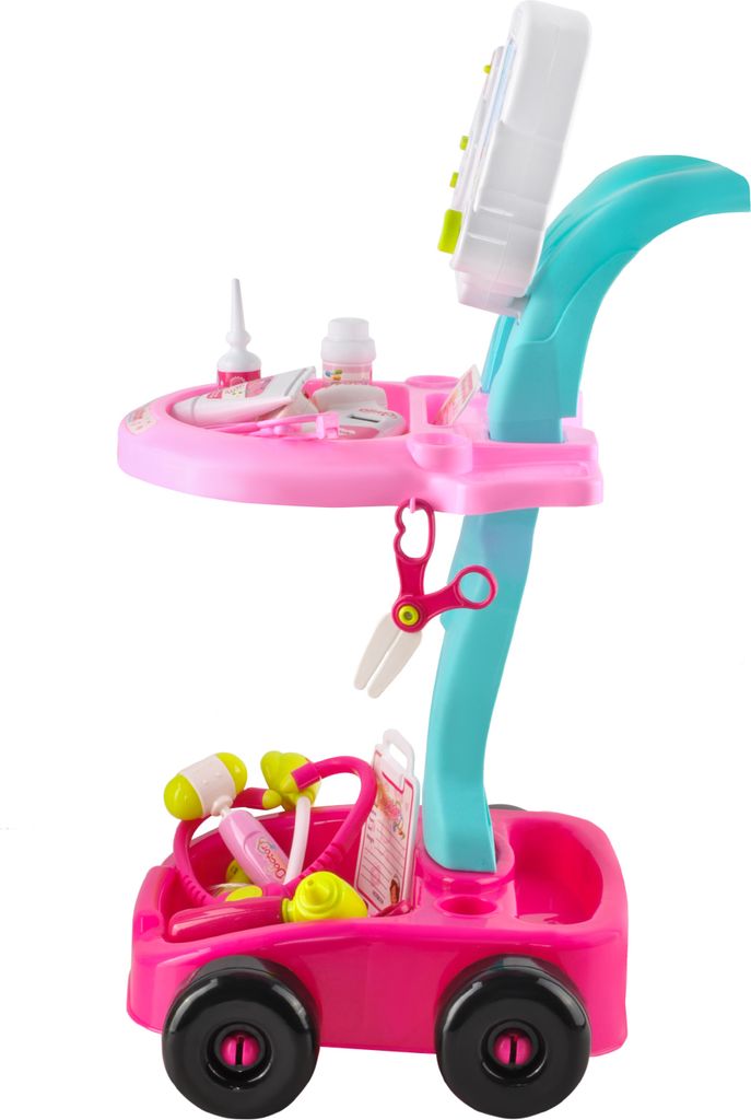 Kruzzel Malý doktor set - růžový kočárek Obrázek produktu 14