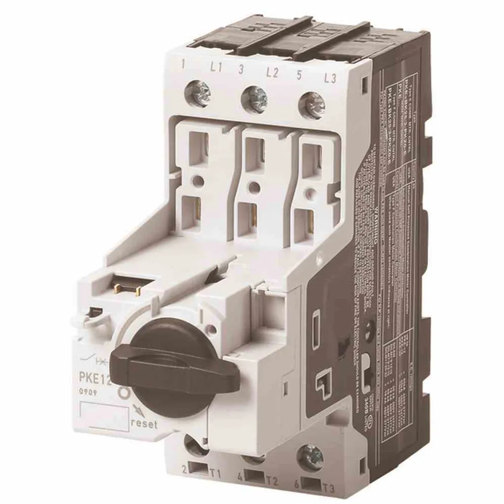 Disjoncteur de protection moteur électronique Eaton PKE12 pour rail DIN