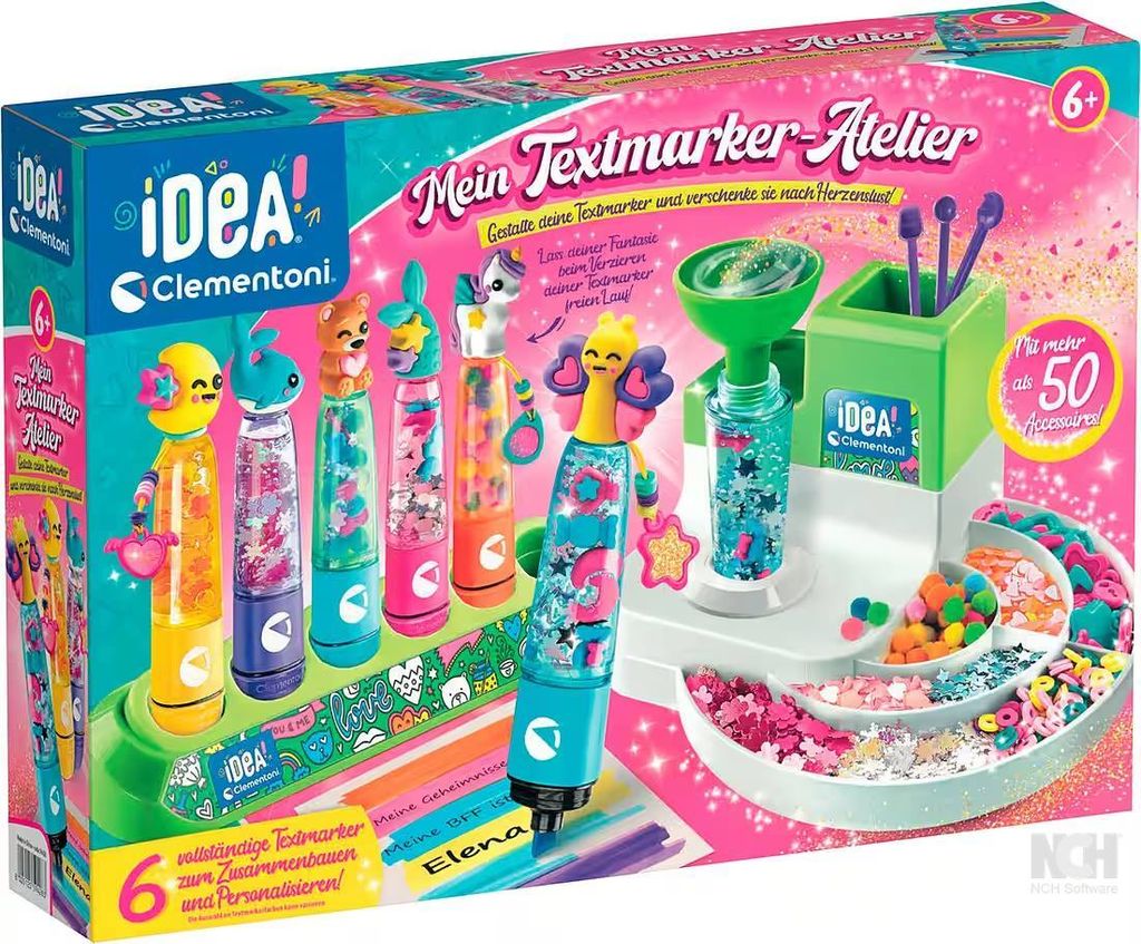 Clementoni iDea Mein Textmarker-Atelier 7+ 59428
