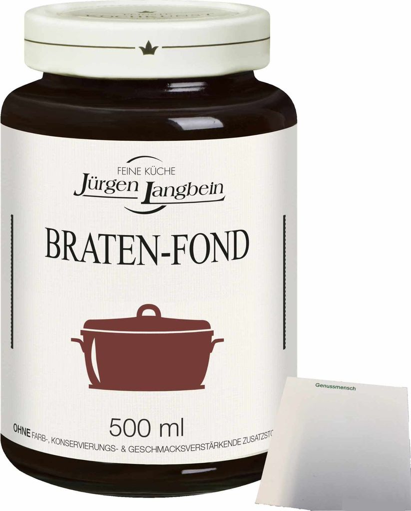 Jürgen Langbein Braten-Fond (500ml Glas) + usy Block