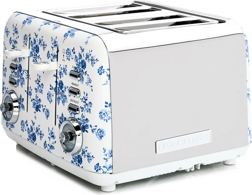 Toaster Laura Ashley 7 niveaux de brunissage et support de réchauffage
