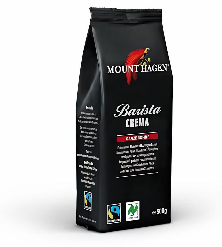 Mount Hagen  & fair  Barista Crema, ganze Bohne, 500g Produktbild 