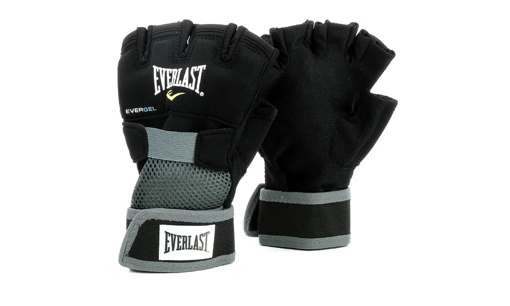 Sous-Gants de Boxe Everlast Evergel Noirs - Protections Mains et Gel - 2