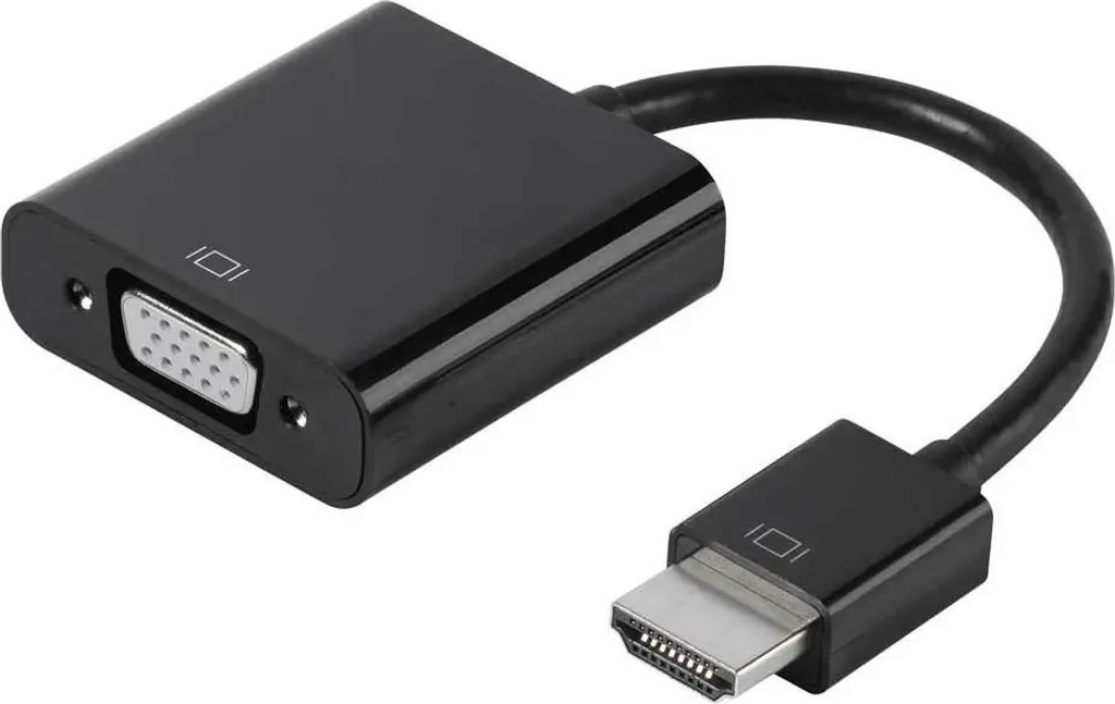 Connecter un écran VGA sur port HDMI - Adaptateur viVanco 47143 Jack