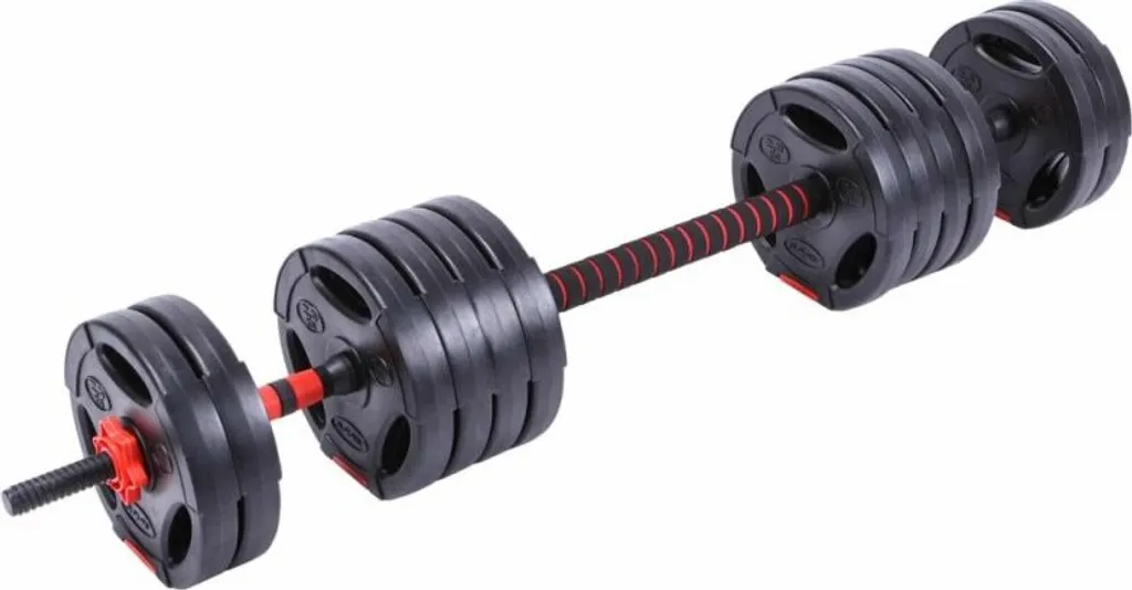 Haltères 30kg avec Barre Pliable Composite Pure 2 Improve Innovant