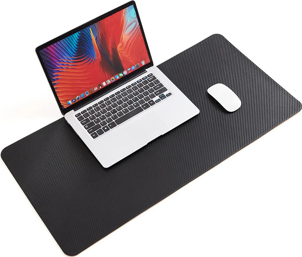 Tapis de bureau en liège double face, grand protège-bureau élégant