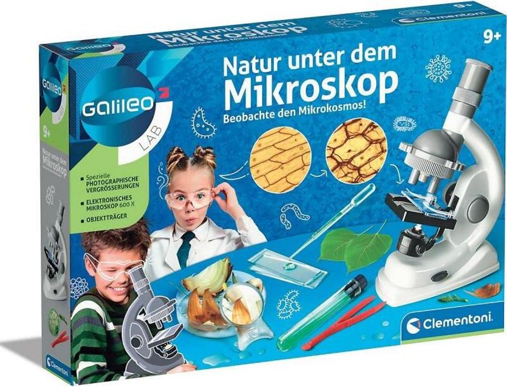 Clementoni 69804 Galileo - Natur unter dem Mikroskop Produktbild 