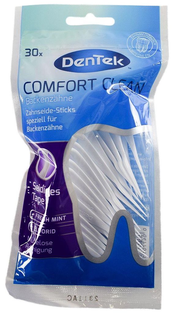 DenTek Comfort Clean Zahnseide-Sticks 30-er Packung Produktbild 