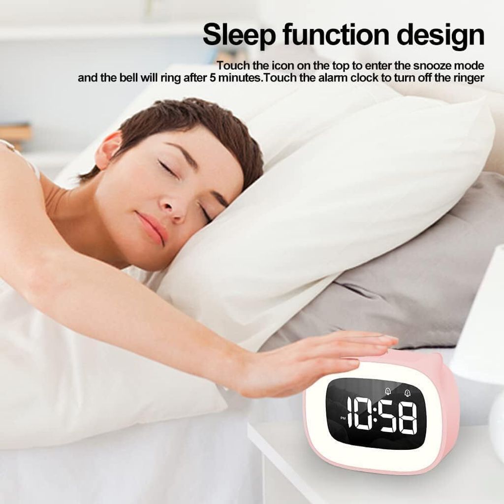 Wecker Design Digital Digital Wecker 220 Volt LED Atlanta 2604