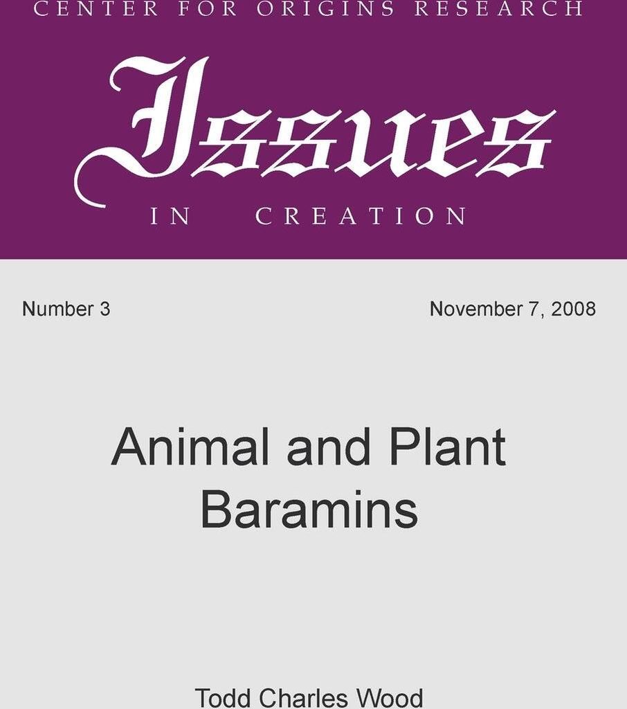 Animal and Plant Baramins