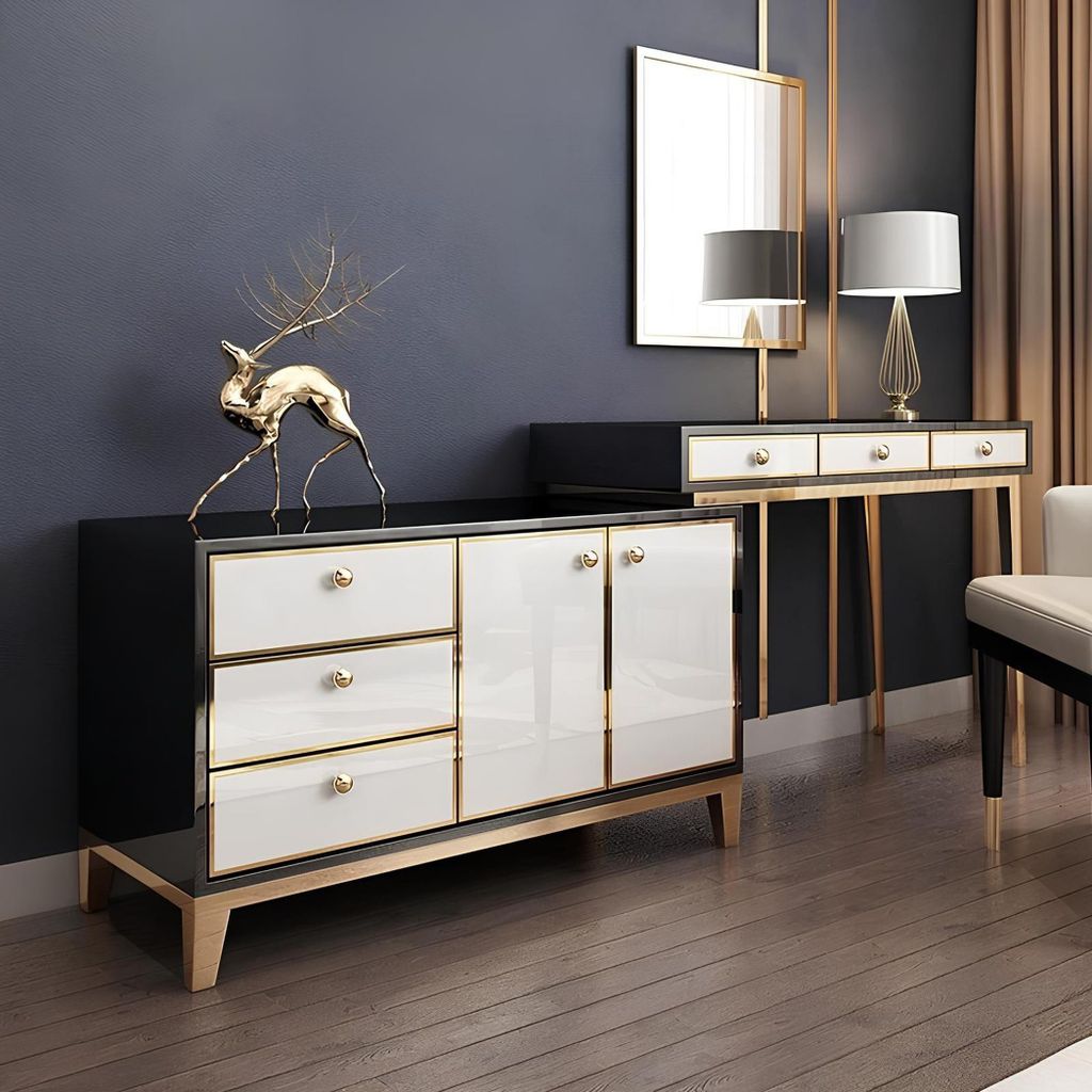 Konsolen Schmink Tische Tisch Designer Holz Kommode Side Board Kommode sekretär
