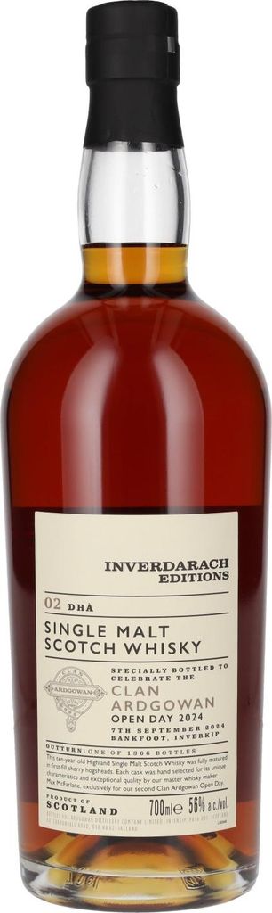Inverdarach Editions 02 DHÀ Single Malt Clan Ardgowan Open Day 2024 56% Vol. 0,7l