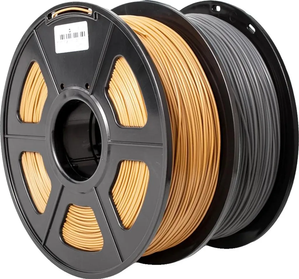 Kit Convenienza 2KG Filamento PLA Grigio 1.75mm - PLA-GY-CO per Maker