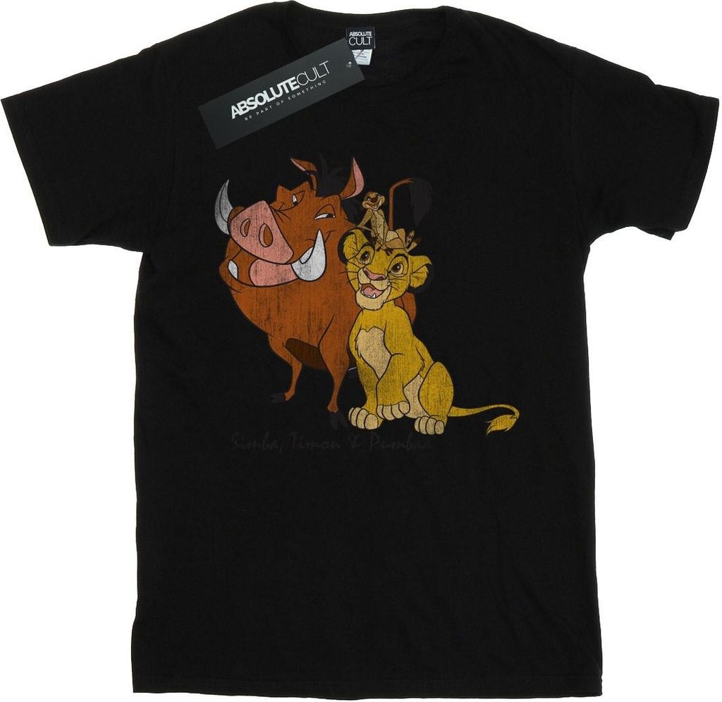 The Lion King - "Classic" T-Shirt für Damen BI1002 (3XL) (Schwarz)