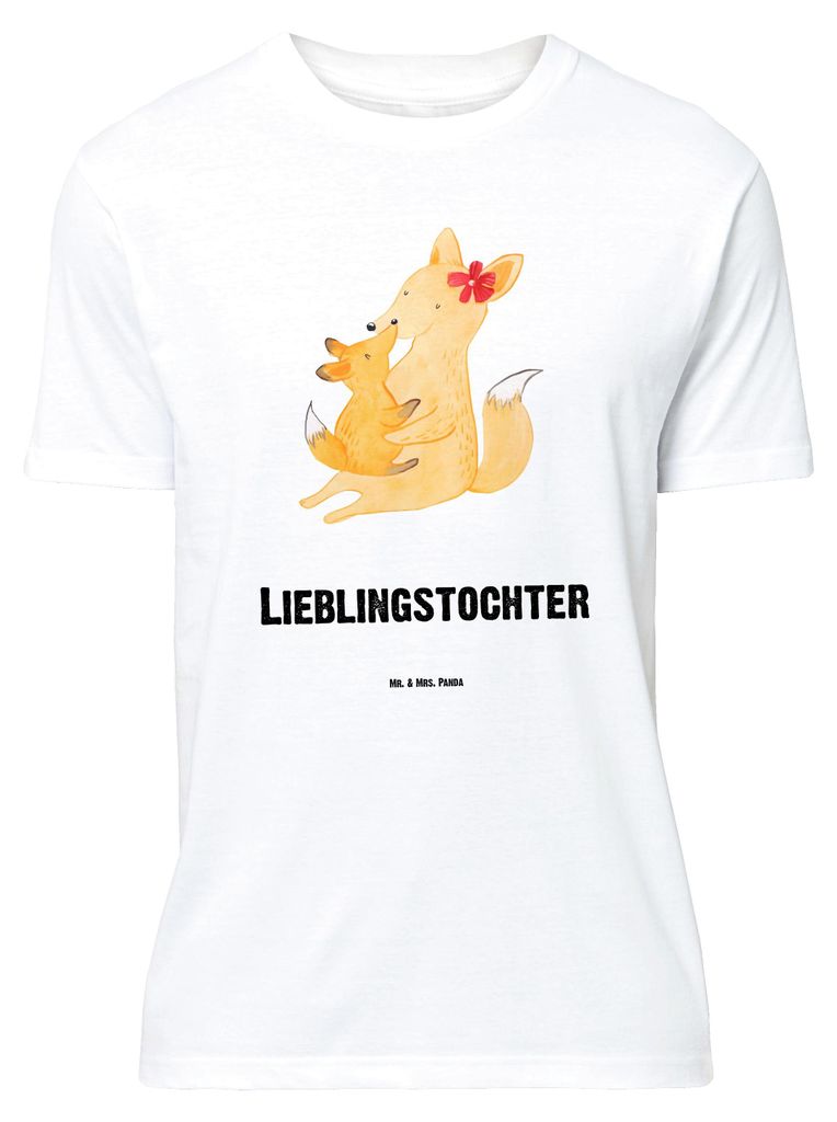 Mr. & Mrs. Panda Größe XL T-Shirt Fuchs Mama - Weiß - Geschenk, Schoß, Umarmen, Tshirt, Muttertag, Shirt, mit Spruch, Mutter