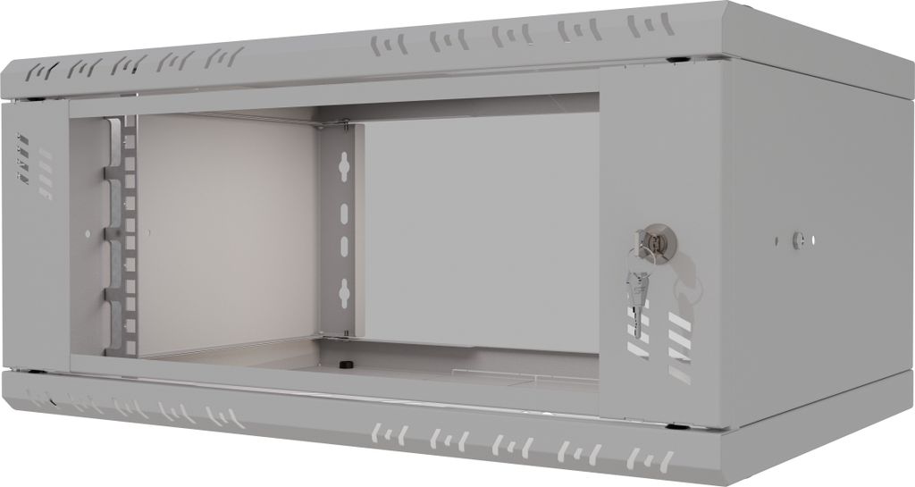 Skriňa RACK 19" 4U 350mm Serverová Závesná sklenená dvere Obrázok produktu 