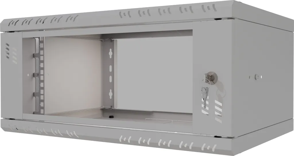 Rack 4U 19" Profondità 350mm Porta Vetro Grigio - Qualità Professionale