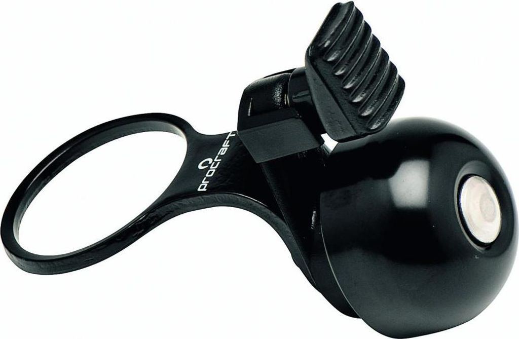 Procraft Klingel Spacerbell 5 mm 1 1/8" 90° schwarz - platzsparende Lenkerkli...