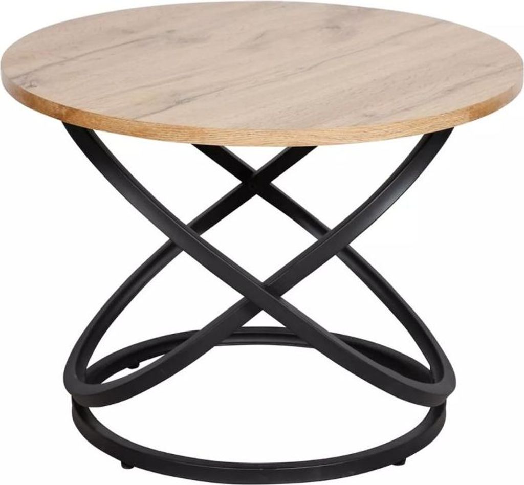 SIGNAL | Couchtisch - 45x45x60 cm - rund Kaffeetisch - Produktbild 