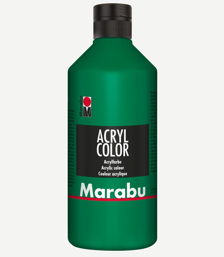 Marabu 12010075067, 500 ml, Grün, Satin, Tube, Wasserfest Produktbild 