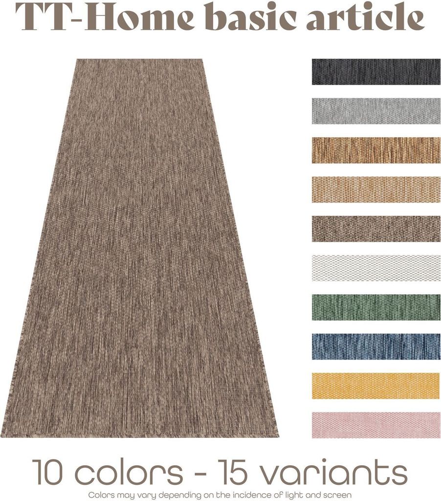 TT Home Teppich Für Outdoor Küchenteppich Balkon Terrasse Produktbild 2