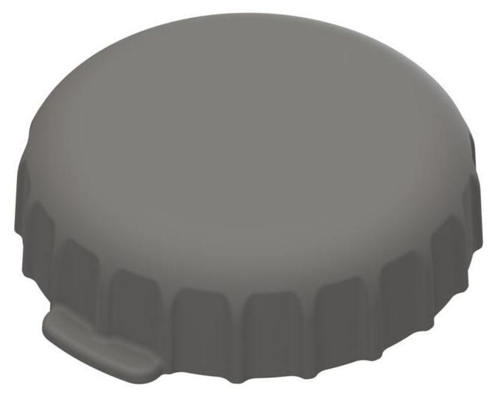 Tappo per bottiglia "tappo a corona" grigio Immagine del prodotto 