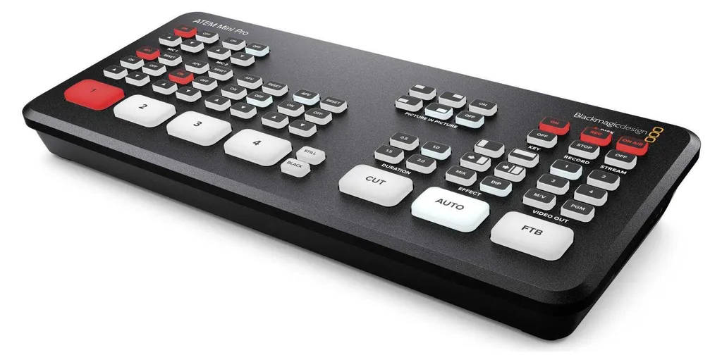 Mélangeur vidéo Blackmagic ATEM Mini Pro régie de diffusion Live HDMI