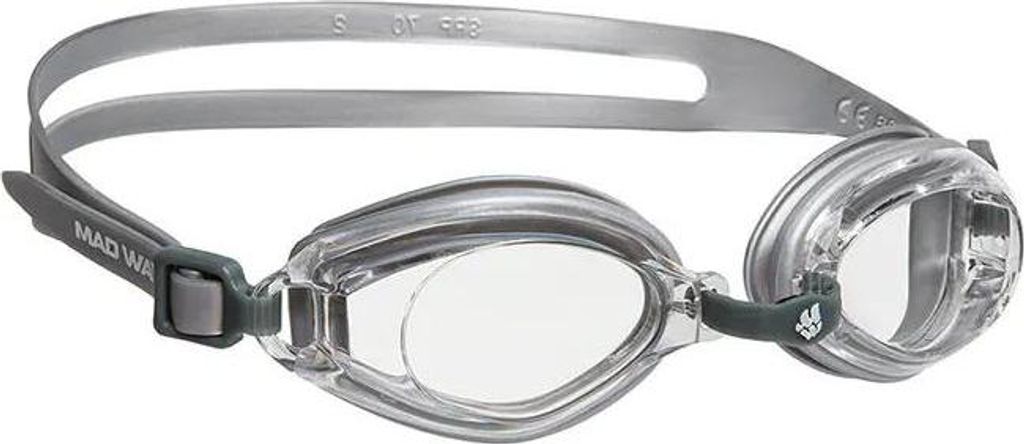 Madwave Predator Schwimmbrille Silber Herren,Damen Silber One Size