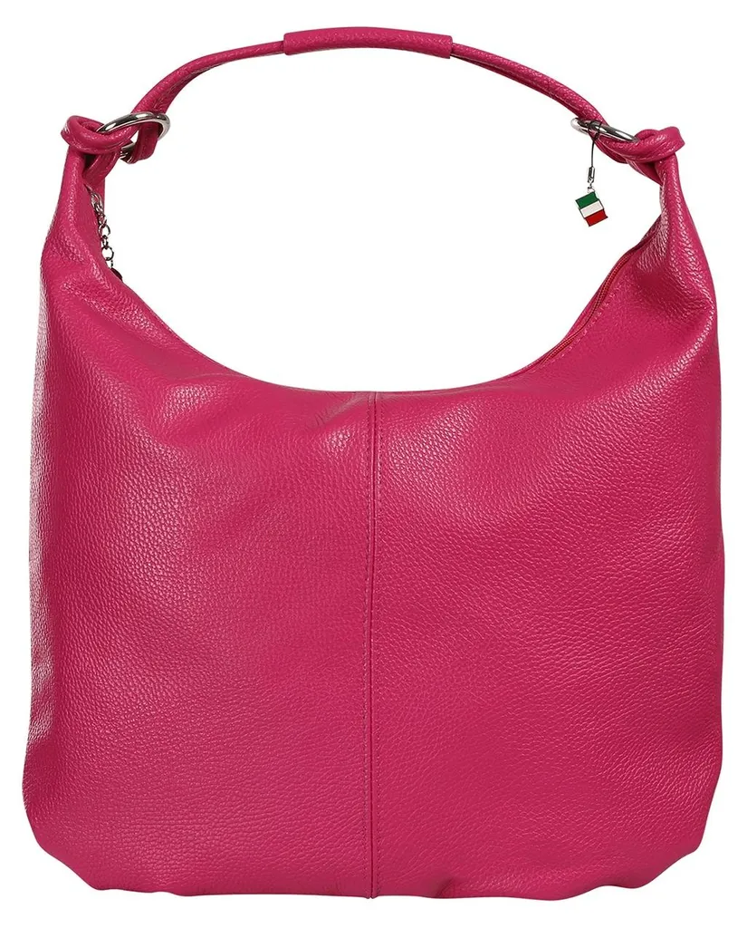 Sac en cuir fuchsia Florence OTF190P4 - Bandoulière et Design Italien