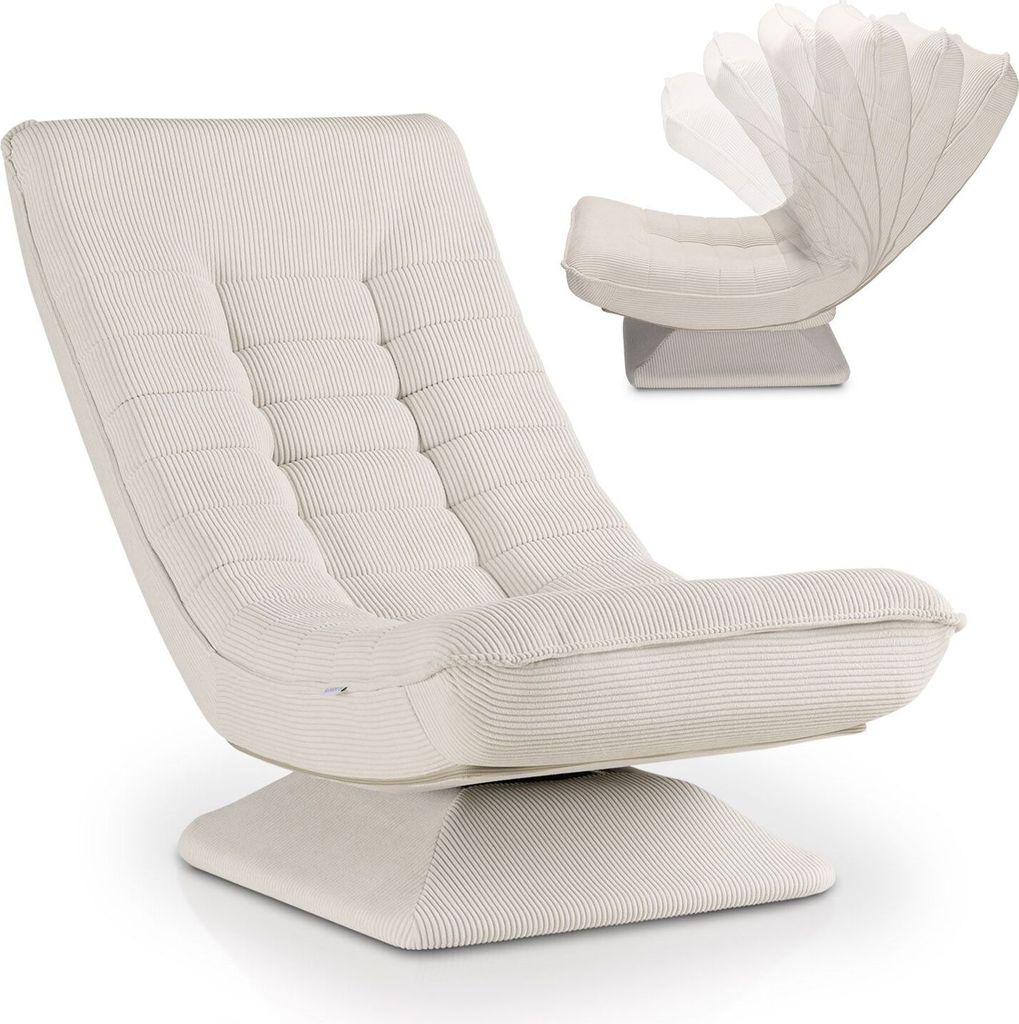 Juskys Relaxsessel Korsika - Cord-Bezug, ergonomisch, Produktbild 