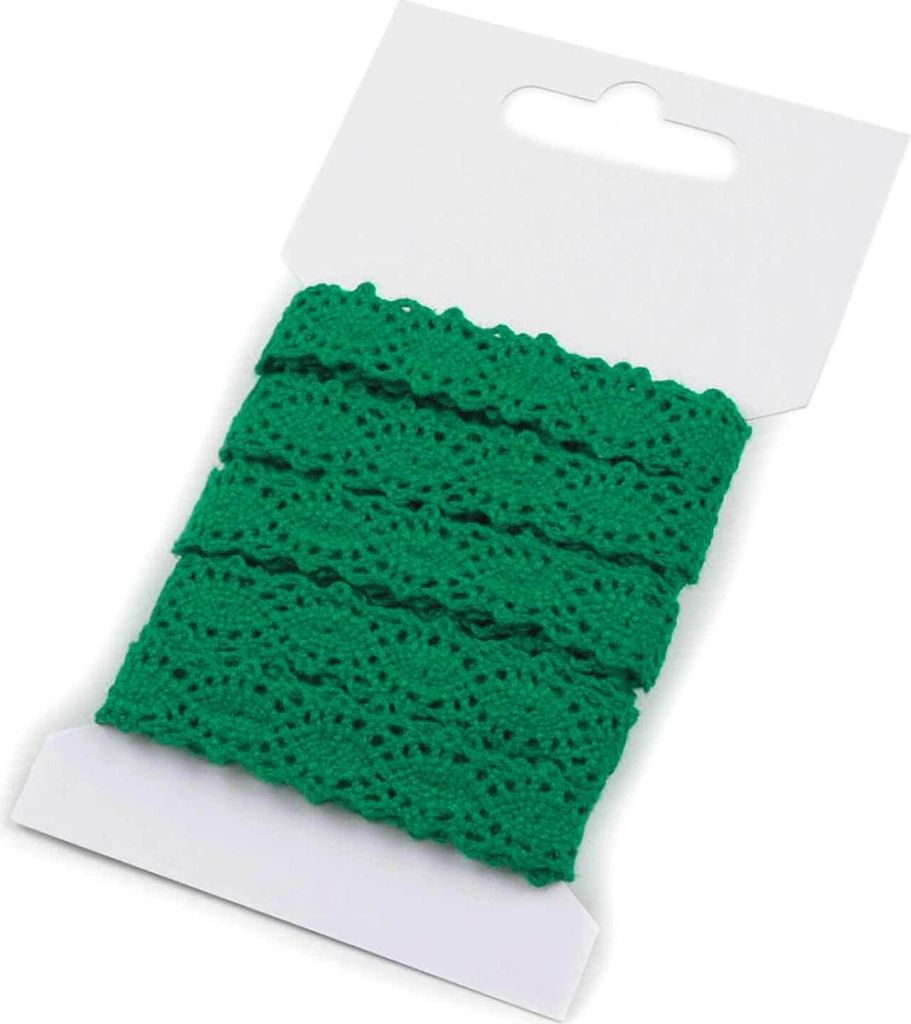 3m Klöppelspitze 12mm breit Farbwahl Spitze Spitzenband Spitzenborte Häkelspitze