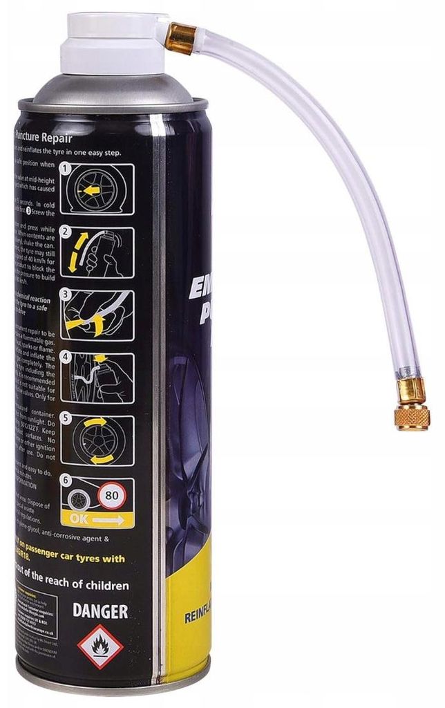 MICHELIN Réparation d'urgence de crevaison, 500 ml Image du produit 