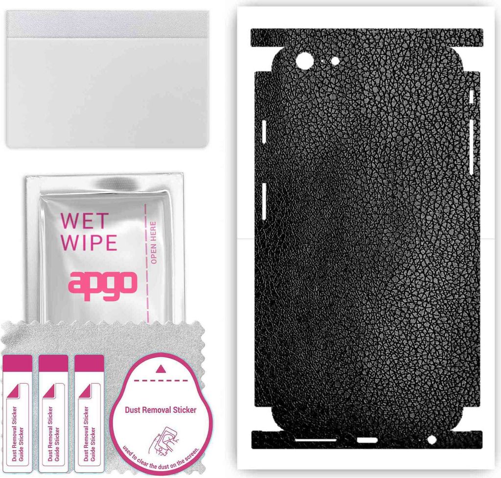 apgo Rückseite + Seiten Schutzfolie, Skin, kompatibel mit Apple iPhone 6s Plus, Hinten Displayschutzfolie aus Vinylfolie, kratzfest, einfache Mont...