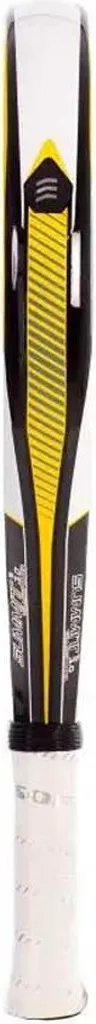 Raquette de padel Softee Summit 3.0 Power Jaune et Noir - Forme Larme