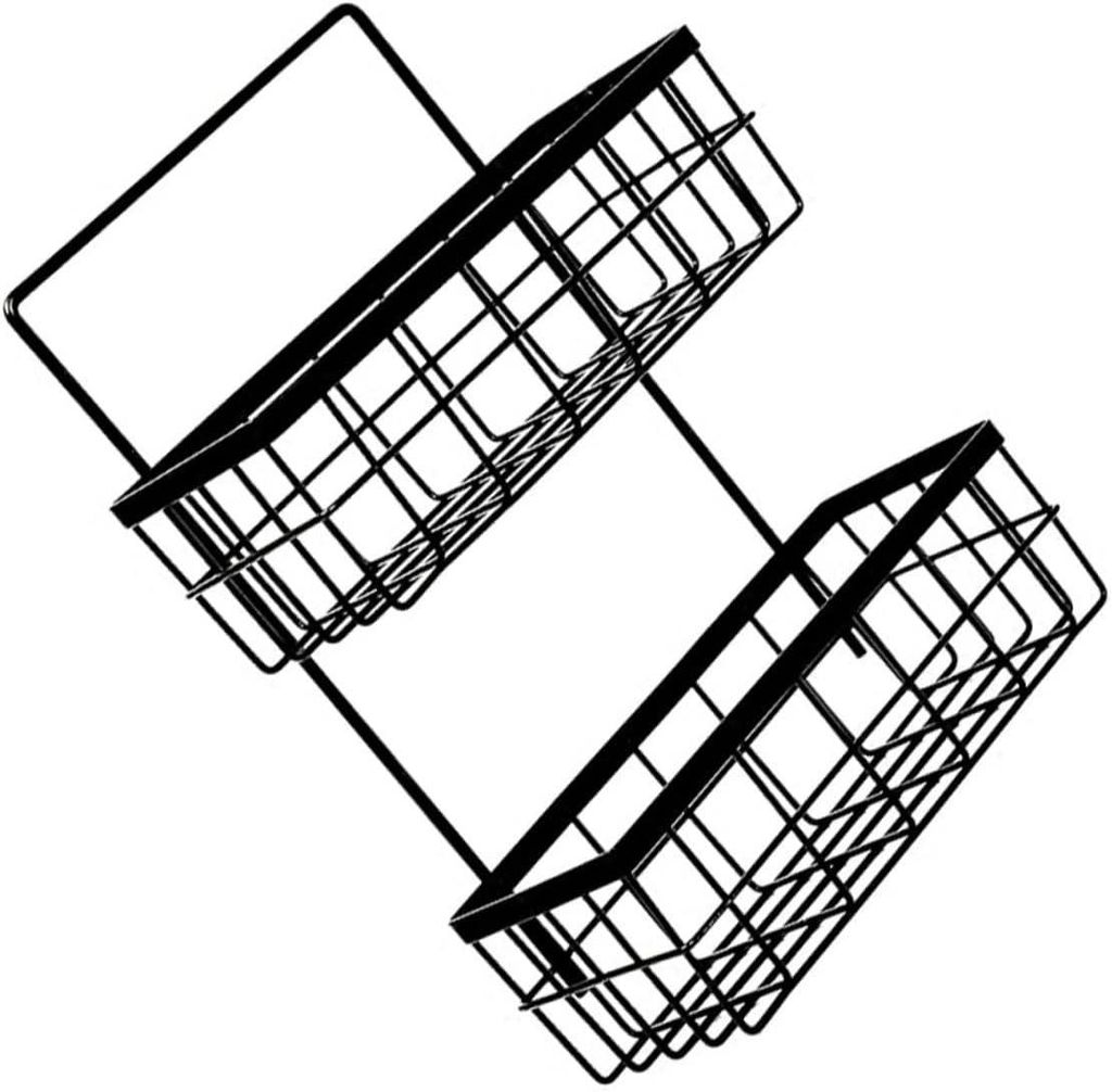 Panier für Doppelcouch – Sans Clous – Schwarz – Küche/Badezimmer – Gain de Place