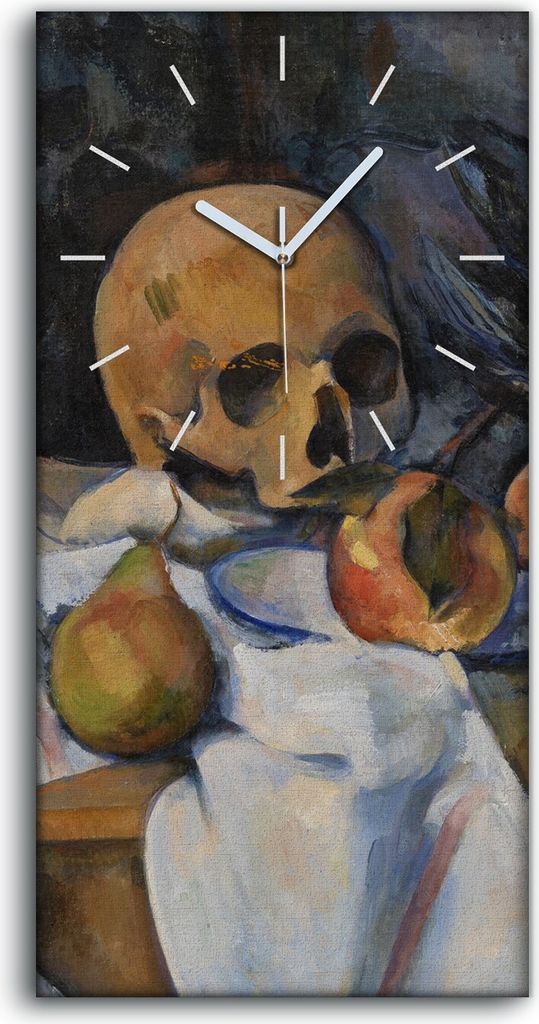 Wanduhr Uhr Wandbild Leinwand Geräuschlos Kunstdruck 30x60 Produktbild 