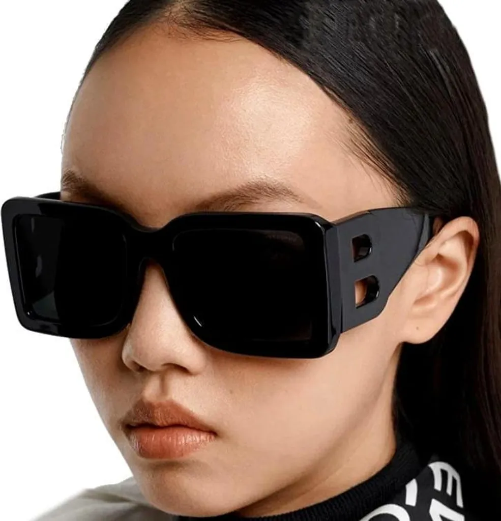 Occhiali Da Sole Rettangolari In Metallo Per Uomo E Donna - Design Moderno, Lenti UV400, Leggeri E Resistenti - 5