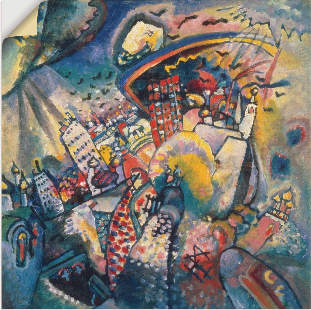 ARTland Wandbild, selbstklebend Der rote Platz in Moskau Größe: 40x40 cm